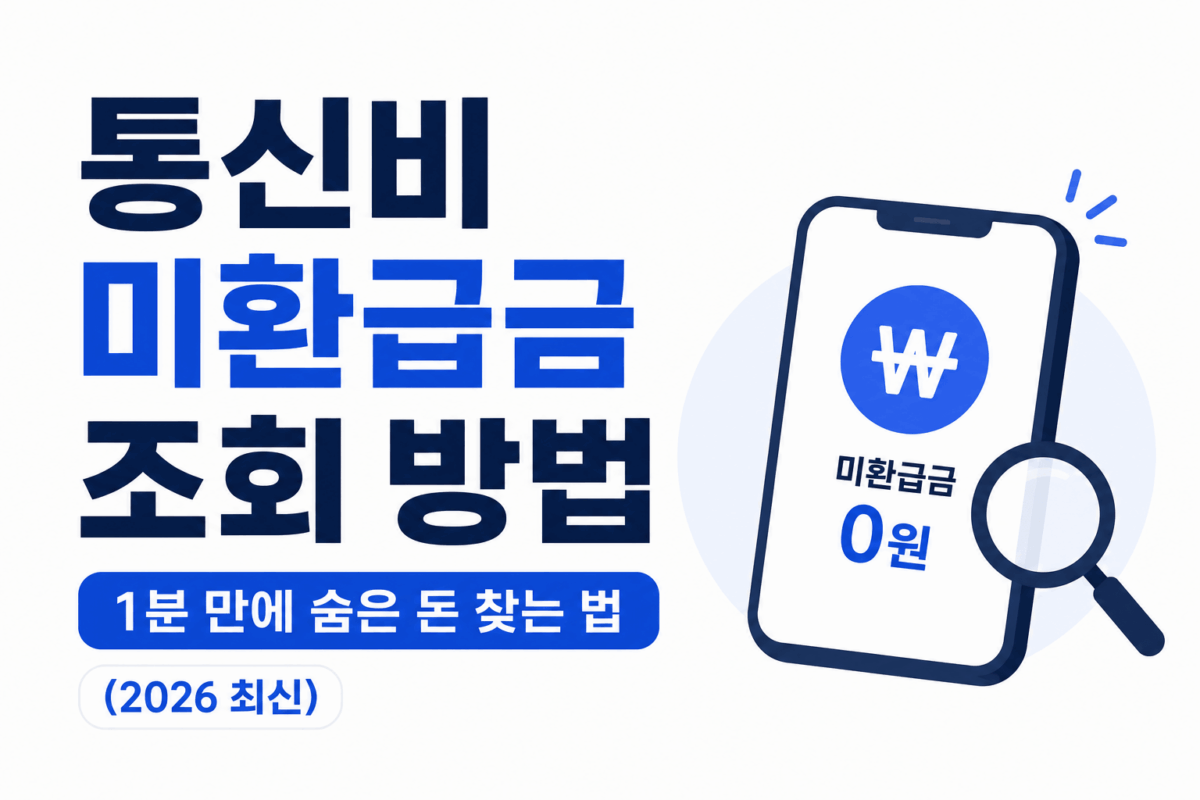 통신비 미환급금