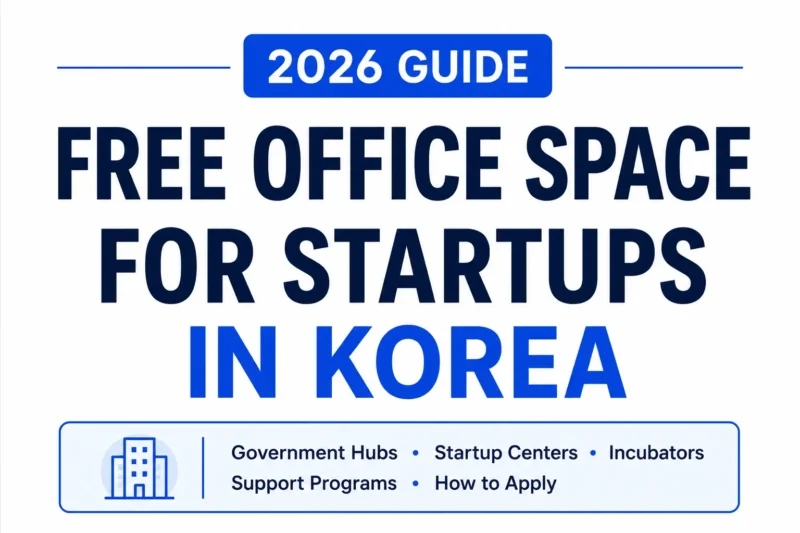 free office space for startups in Korea logo