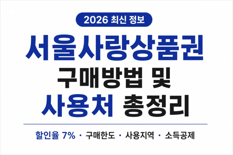서울사랑상품권 logo