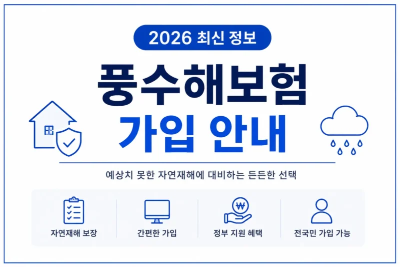 풍수해보험 정부지원 logo